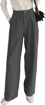 FNOCKS Relaxed Women Black Trousers