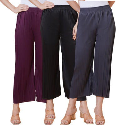 Kintu Parantu Regular Fit Women Multicolor Trousers