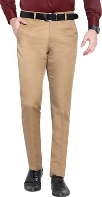 THE PS Regular Fit Men Khaki Trousers