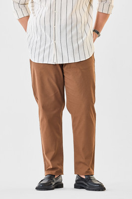 Snitch Regular Fit Men Brown Trousers