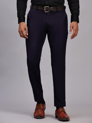 Mans Fab Regular Fit Men Dark Blue Trousers