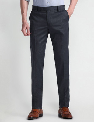 ARROW Regular Fit Men Blue Trousers