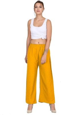 ABC FASHION Relaxed Women Gold Trousers