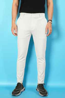Rudra Enterprise Regular Fit Men White Trousers