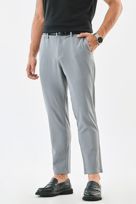Snitch Relaxed Men Grey Trousers