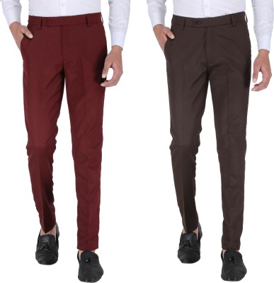 METRONAUT Slim Fit Men Polycotton Multicolor Trousers