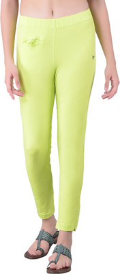 Comfort Lady Regular Fit Women Green Trousers