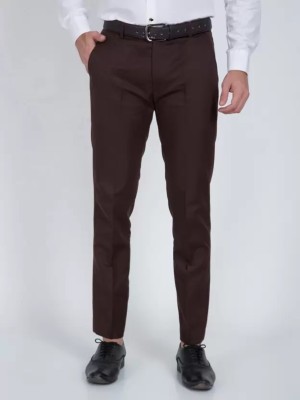 Macberrys Regular Fit Men Brown Trousers