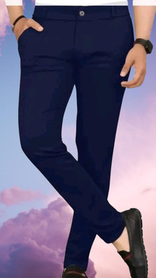 Nitya TrackP Regular Fit Men Blue Trousers