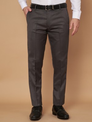 CYPHUS Slim Fit Men Grey Trousers