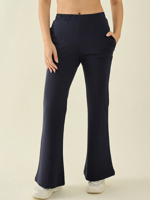 98 Degree North Loose Fit Women Dark Blue Trousers