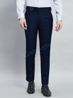 FASHIONEMPIRE Regular Fit Men Dark Blue Trousers