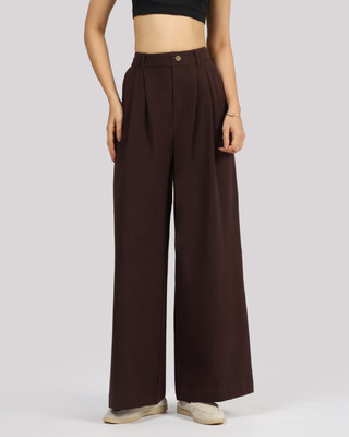 BlissClub AM:PM Korean Tailored Trousers - Tall Women Black Trousers