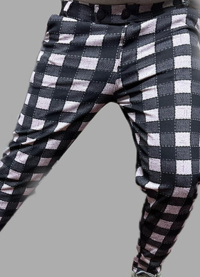 CMX Slim Fit Men Black Trousers