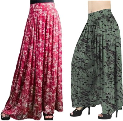 Sarafatkhan Flared Women Multicolor Trousers