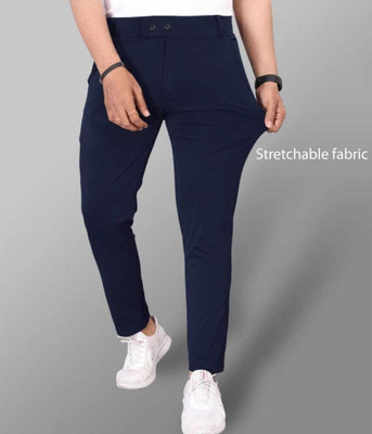 SHREE KP CREATION Regular Fit Men Blue Trousers