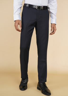 ARROW Tapered Men Black Trousers