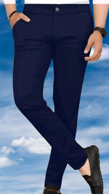 Nitya TrackP Regular Fit Men Blue Trousers