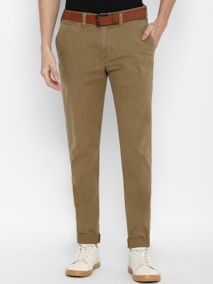 American Eagle Outfitters Slim Fit Men Beige Trousers