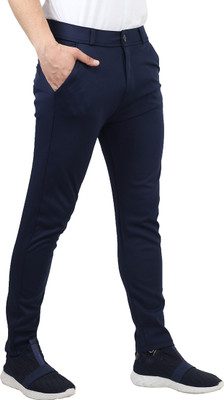 ynam Slim Fit Men Dark Blue Trousers