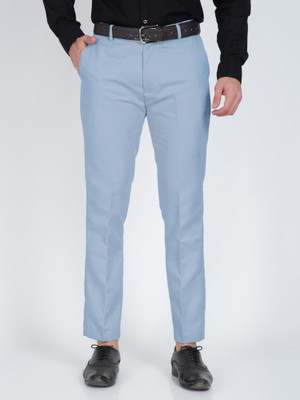 CYPHUS Regular Fit Men Light Blue Trousers