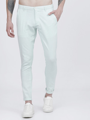 HIGHLANDER Slim Fit Men Blue Trousers