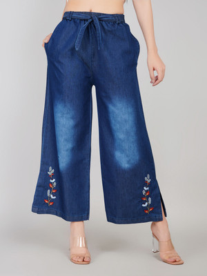 REYA FASHION Regular Fit Women Dark Blue Trousers