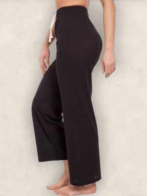 LaxmiEmpiree Comfort Fit Women Black Trousers
