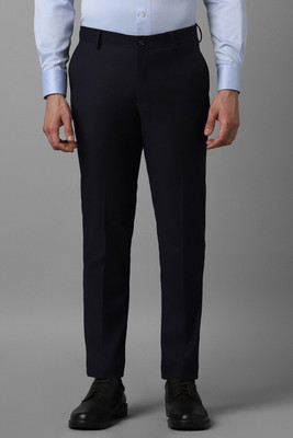 LOUIS PHILIPPE Slim Fit Men Dark Blue Trousers