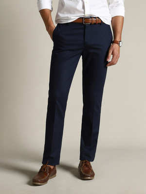 Dockers Slim Fit Men Blue Trousers