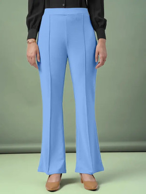 Mishubh Enterprise Regular Fit Women Light Blue Trousers