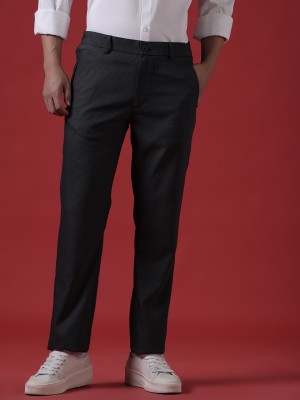 WROGN Regular Fit Men Grey Trousers