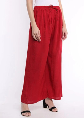 BCD FASHIONS Regular Fit Women Red Trousers