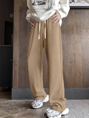 Rajovati Loose Fit Men Cream Trousers