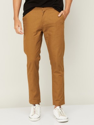 Fame Forever by Lifestyle Regular Fit Men Brown Trousers