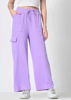 Hafizafashion Comfort Fit Women Cream Trousers