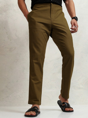 HIGHLANDER Regular Fit Men Brown Trousers