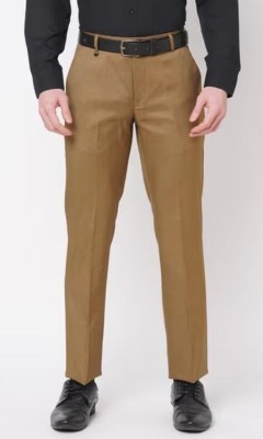 SREY Slim Fit Men Khaki Trousers