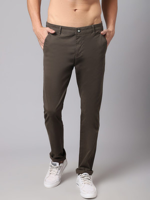 CANTABIL Regular Fit Men Green Trousers