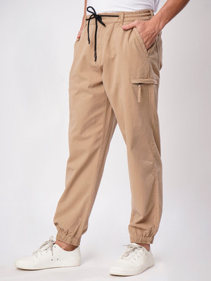 iVOC Relaxed Men Beige Trousers