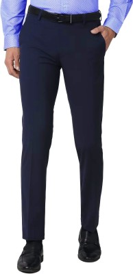 The DS Slim Fit Men Blue Trousers