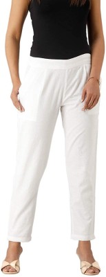 Uniquemee Regular Fit Women White Trousers