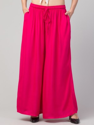 swaggish Relaxed Women Pink Trousers