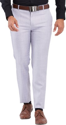 Raymond Slim Fit Men Blue Trousers