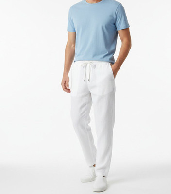 sw world Men White Trousers