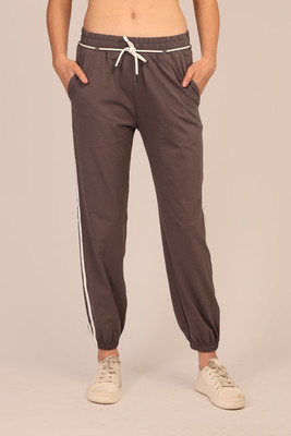 MENTOR Solid Women Brown Track Pants