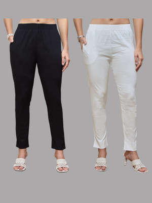 URBAN TRENDING Straight Fit Women Multicolor Trousers
