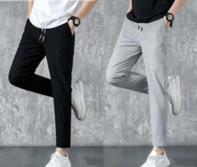 Retailmart Solid Men Multicolor Track Pants