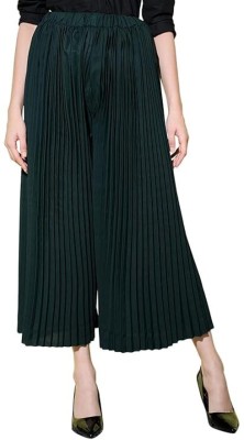 AZARZA Relaxed, Regular Fit Women Dark Green Trousers