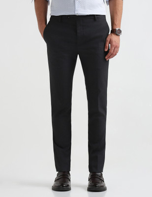 ARROW Slim Fit Men Grey Trousers